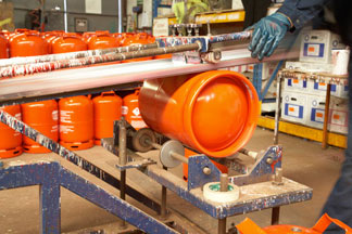 LPG Gas cylinder logo branding